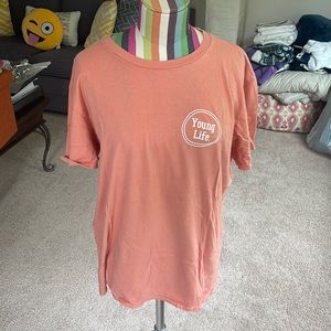 Salmon Young Life Jeep Frontier Ranch T-Shirt